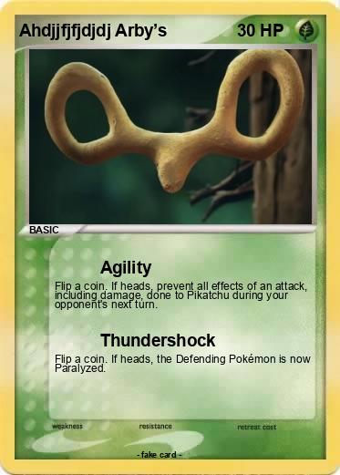 Pokemon Ahdjjfjfjdjdj Arby’s