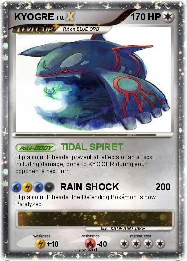 Pokemon KYOGRE