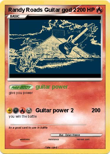 Pokemon Randy Roads Guitar god 2