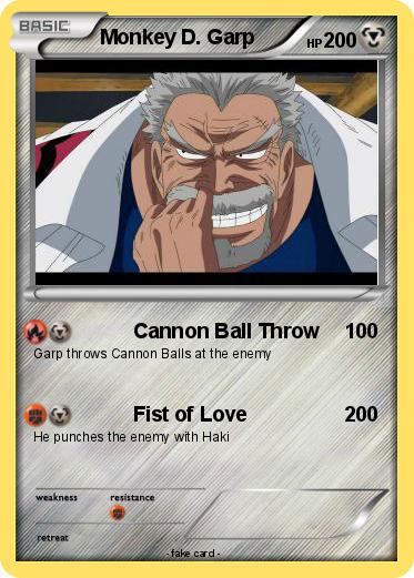 Pokemon Monkey D. Garp