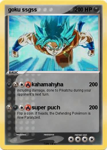 Pokemon goku ssgss