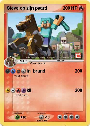 Pokemon Steve op zijn paard