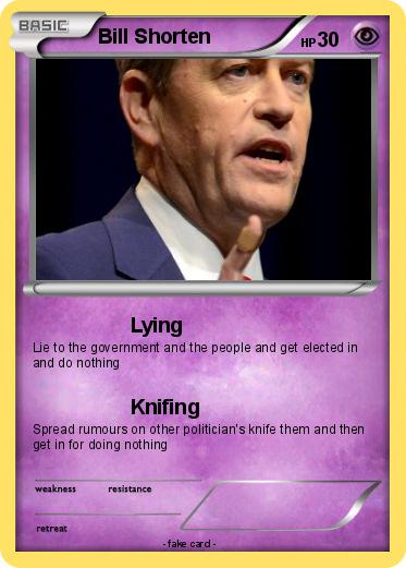 Pokemon Bill Shorten