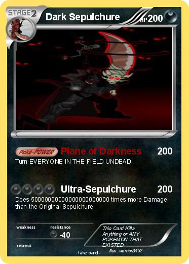 Pokemon Dark Sepulchure