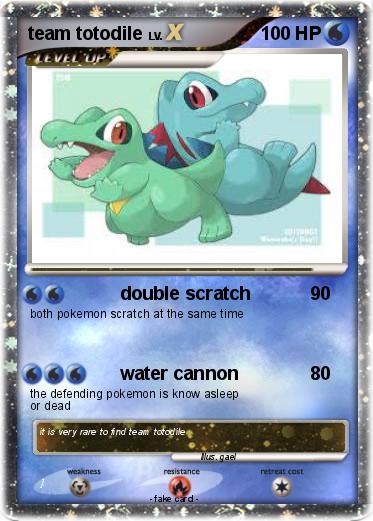 Pokemon team totodile