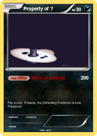 Pokemon Property of ?