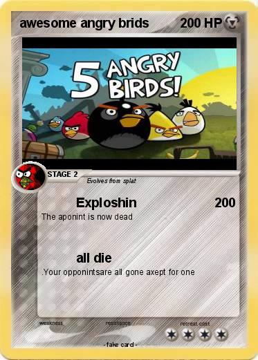 Pokemon awesome angry brids