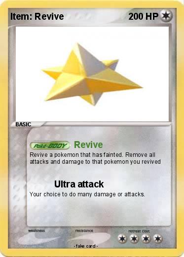 Pokemon Item: Revive