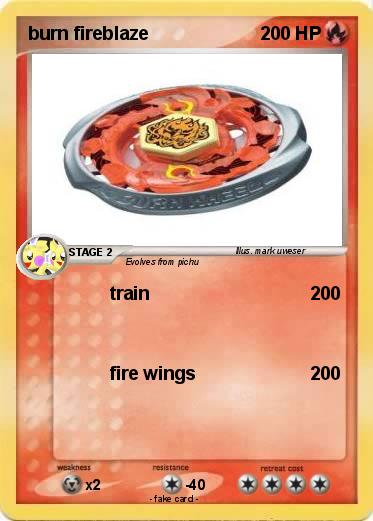 Pokemon burn fireblaze