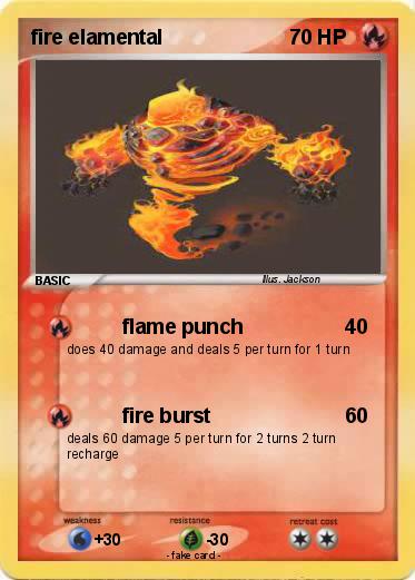 Pokemon fire elamental