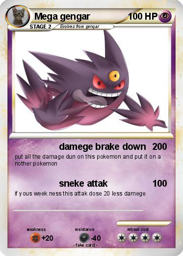 Pokemon Mega gengar
