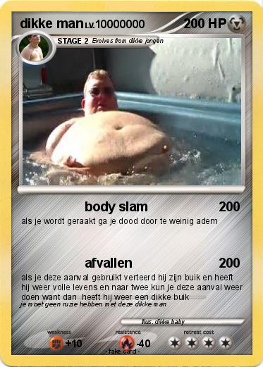 Pokemon dikke man