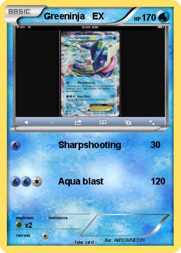 Pokemon Greeninja   EX