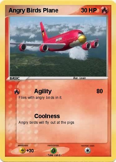 Pokemon Angry Birds Plane