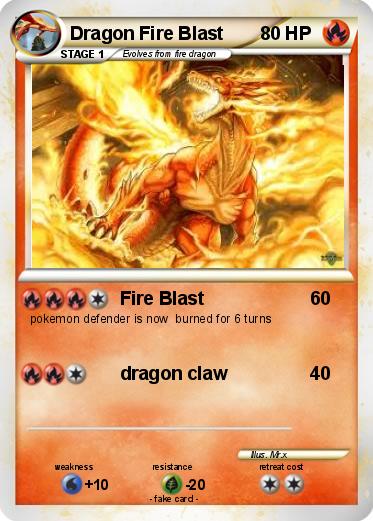Pokemon Dragon Fire Blast