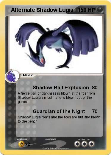 Pokemon   Alternate Shadow Lugia