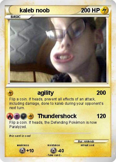 Pokemon kaleb noob