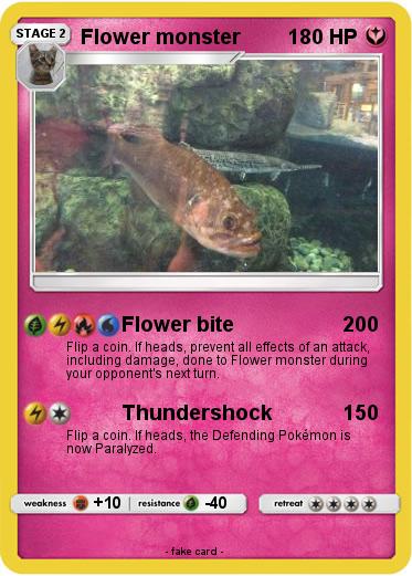 Pokemon Flower monster
