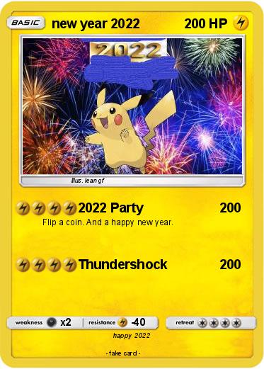 Pokemon new year 2022