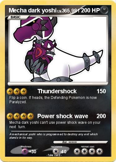 Pokemon Mecha dark yoshi