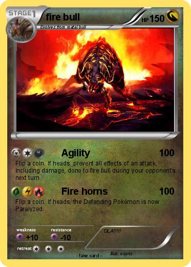 Pokemon fire bull