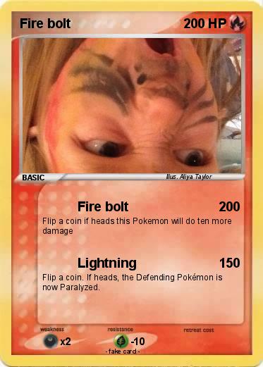 Pokemon Fire bolt
