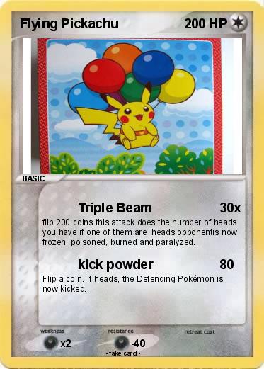 Pokemon Flying Pickachu