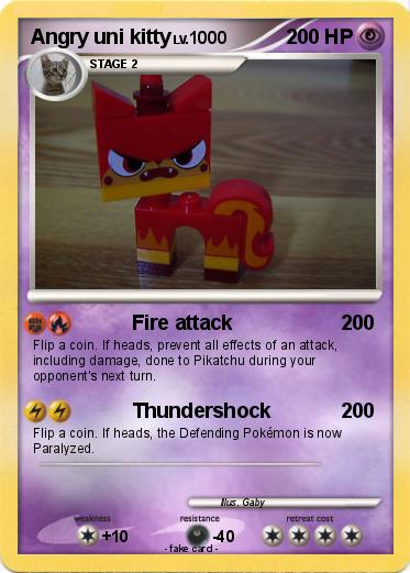 Pokemon Angry uni kitty