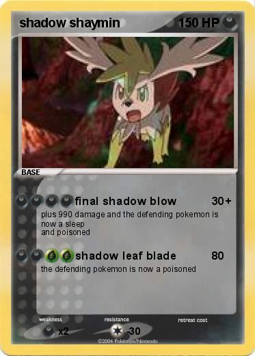 Pokemon shadow shaymin