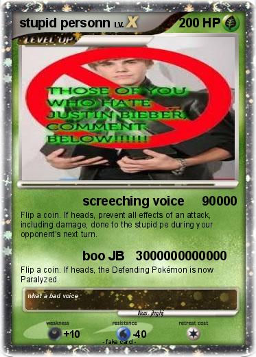 Pokemon stupid personn