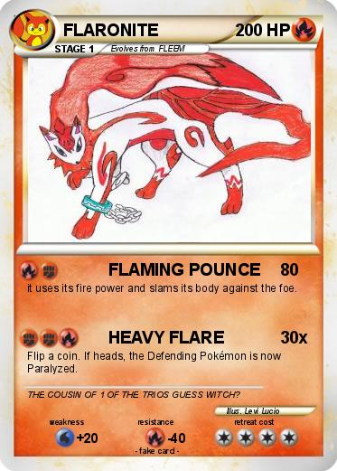 Pokemon FLARONITE