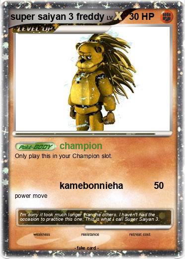 Pokemon super saiyan 3 freddy
