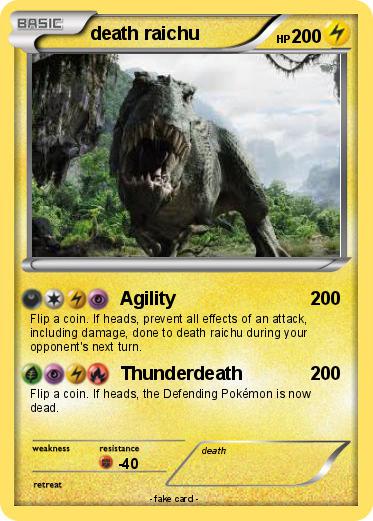 Pokemon death raichu
