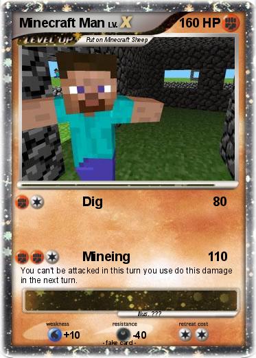 Pokemon Minecraft Man