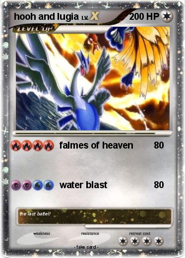 Pokemon hooh and lugia