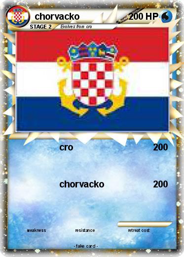 Pokemon chorvacko