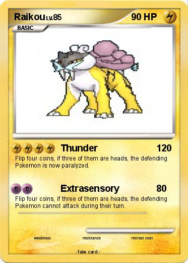 Pokemon Raikou