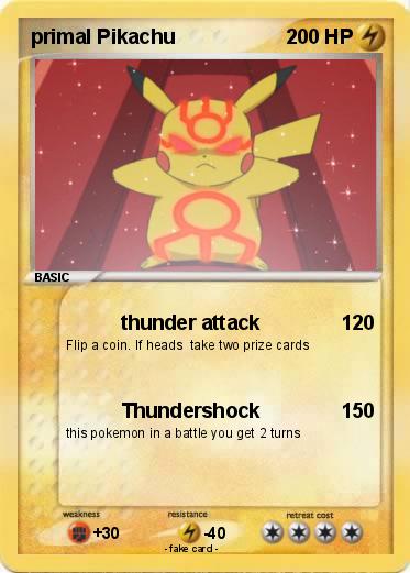 Pokemon primal Pikachu