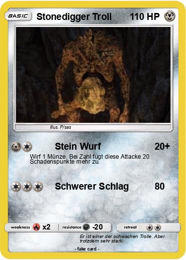 Pokemon Stonedigger Troll
