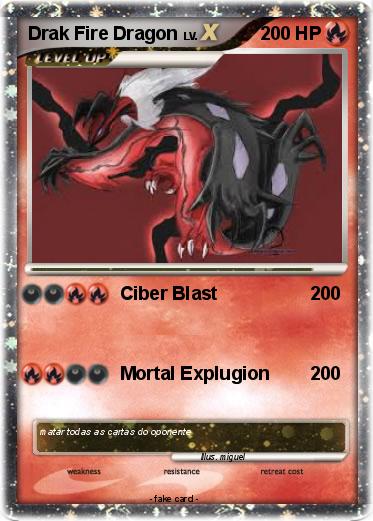 Pokemon Drak Fire Dragon