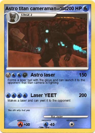 Pokemon Astro titan cameraman