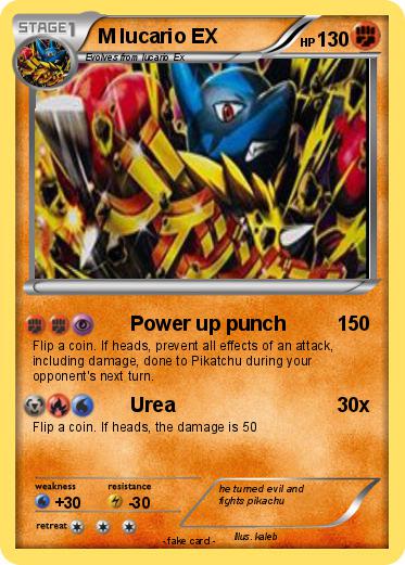 Pokemon M lucario EX