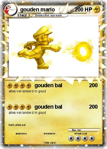 Pokemon gouden mario