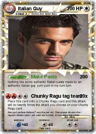 Pokemon Italian Guy