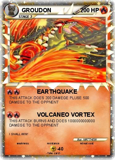 Pokemon GROUDON