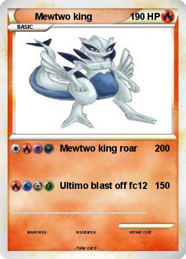 Pokemon Mewtwo king
