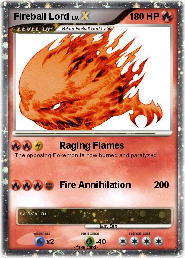 Pokemon Fireball Lord
