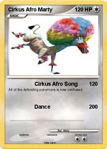 Pokemon Cirkus Afro Marty