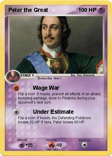 Pokemon Peter the Great