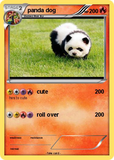 Pokemon panda dog
